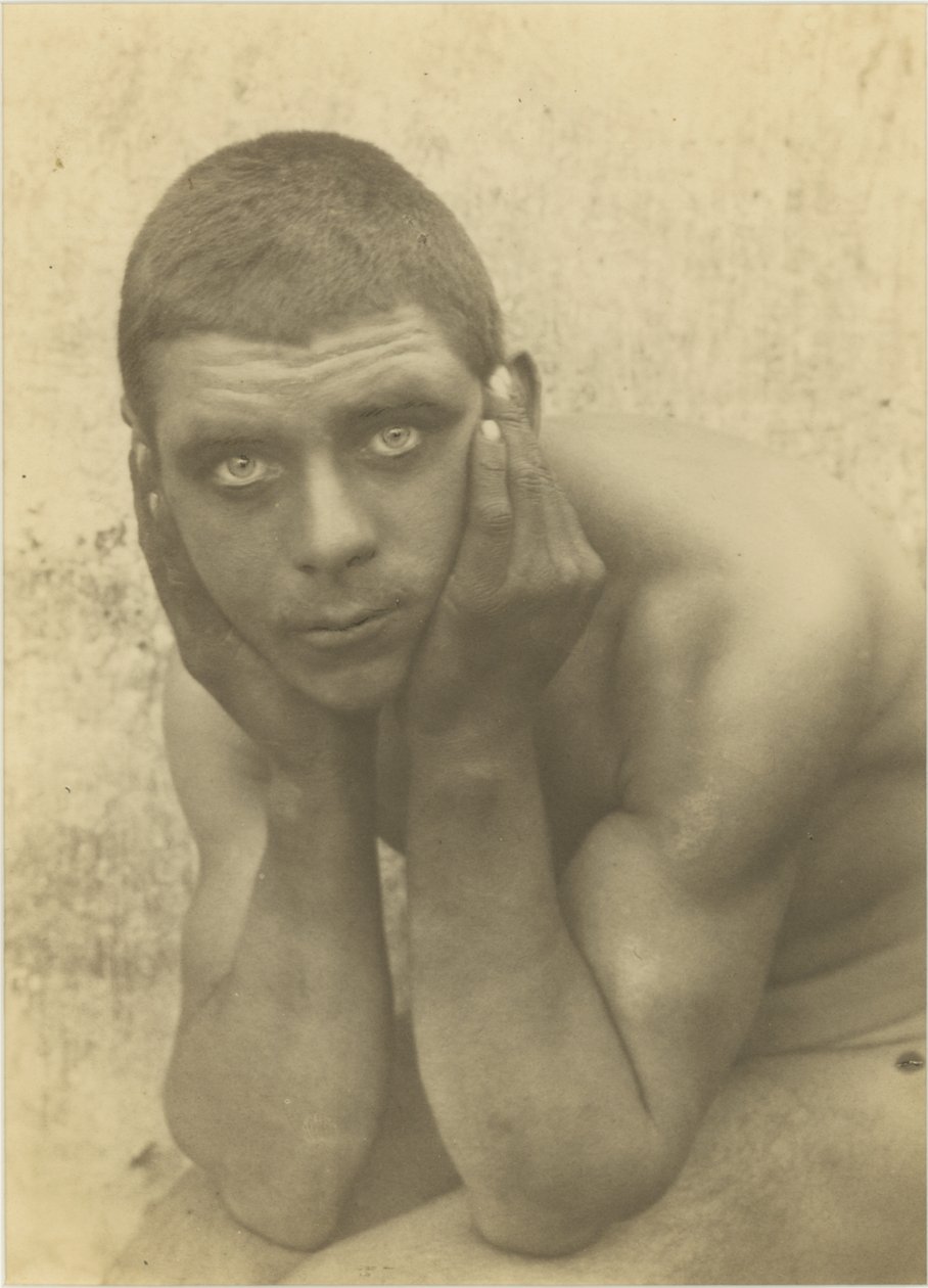 Sans titre (Nu masculin assis) - Baron Wilhelm von Gloeden