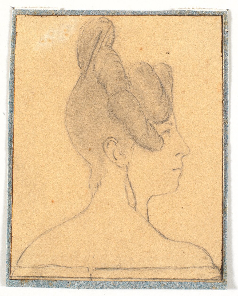 Tête de femme. Profil à droite - Wilhelm Bendz