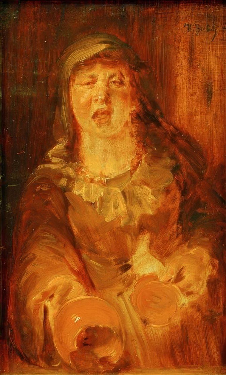 Le pot cassé - Wilhelm Busch