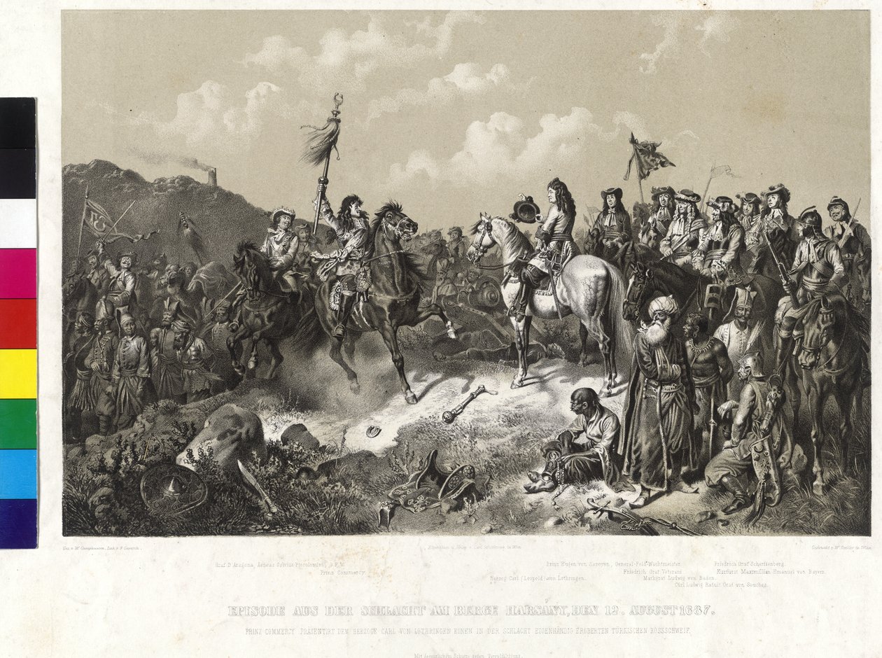 Épisode de la bataille des monts Harsany le 12 août 1687 - Wilhelm Camphausen