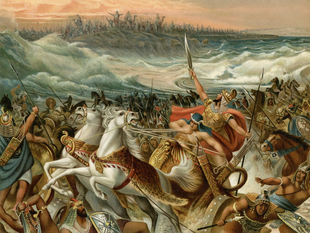 Les Israélites sauvés de la mer Rouge - Wilhelm Ebbinghaus