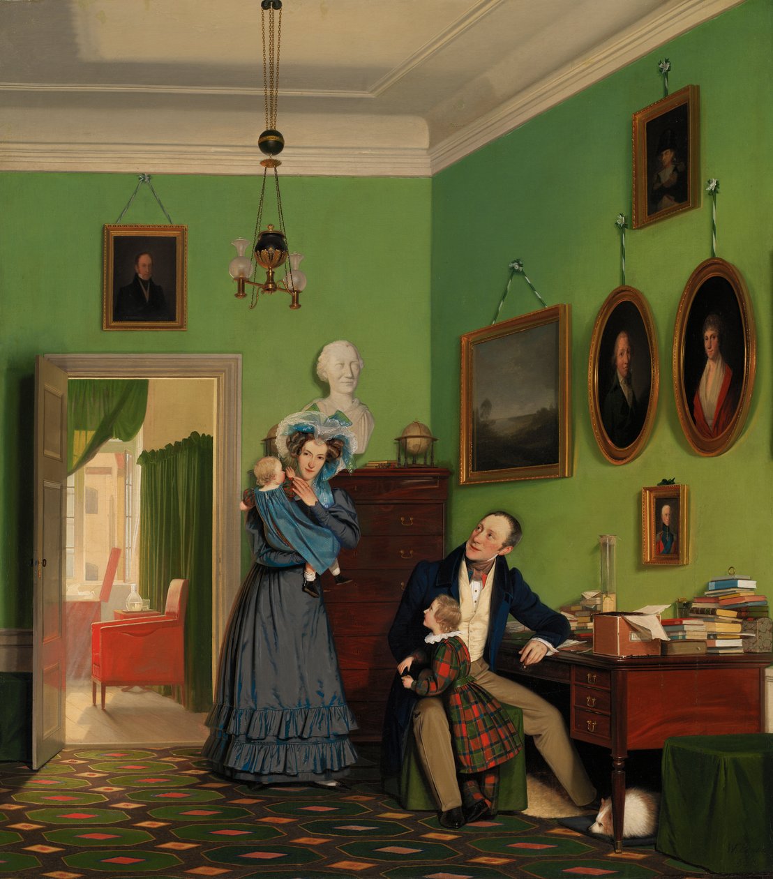 La famille Waagepetersen - Wilhelm Ferdinand Bendz