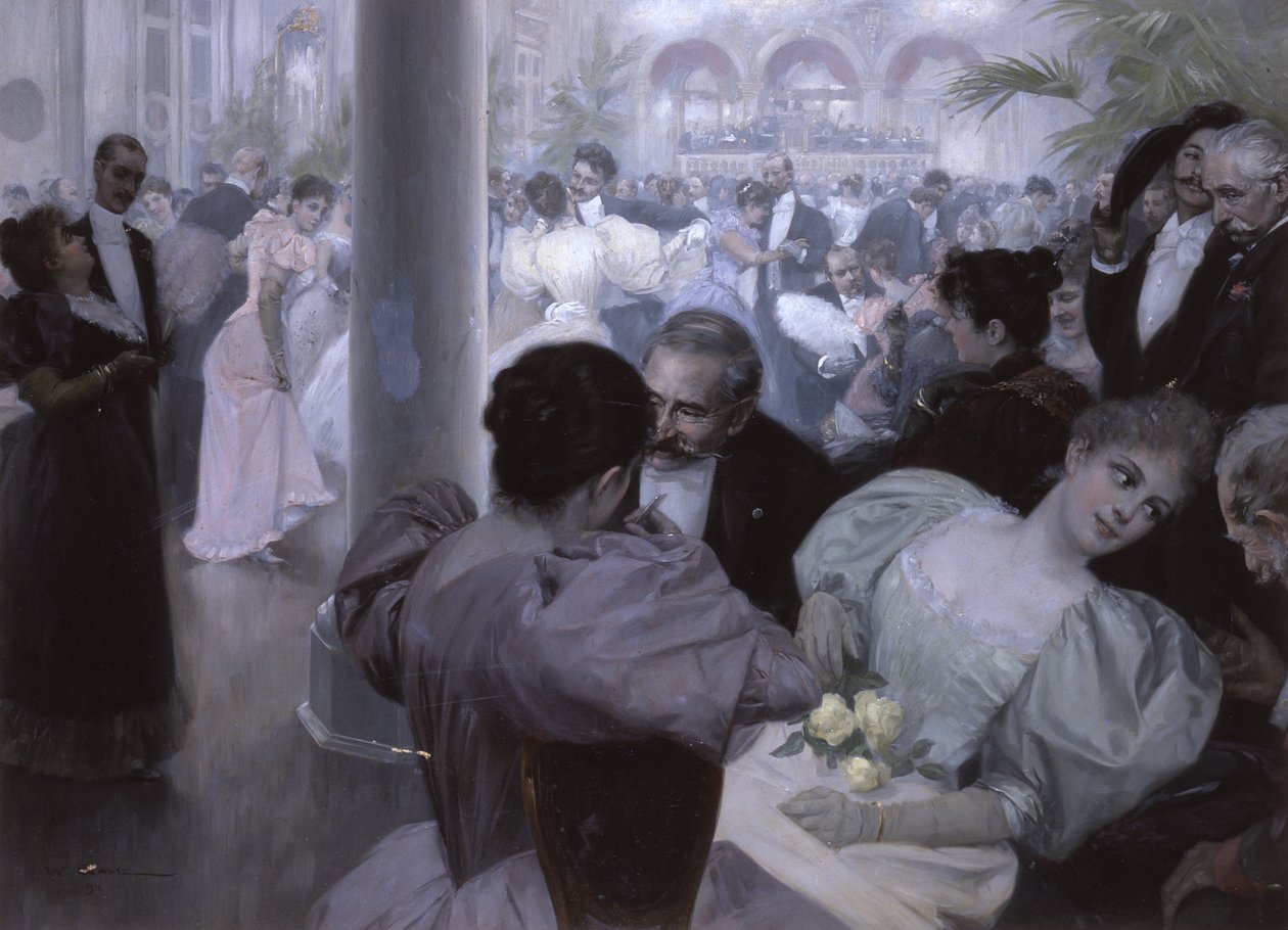 Réunion au Kurhaus - Wilhelm Gause