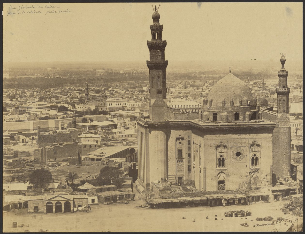 Vue generale du Caire - prise de la citadelle, partie gauche - Wilhelm Hammerschmidt