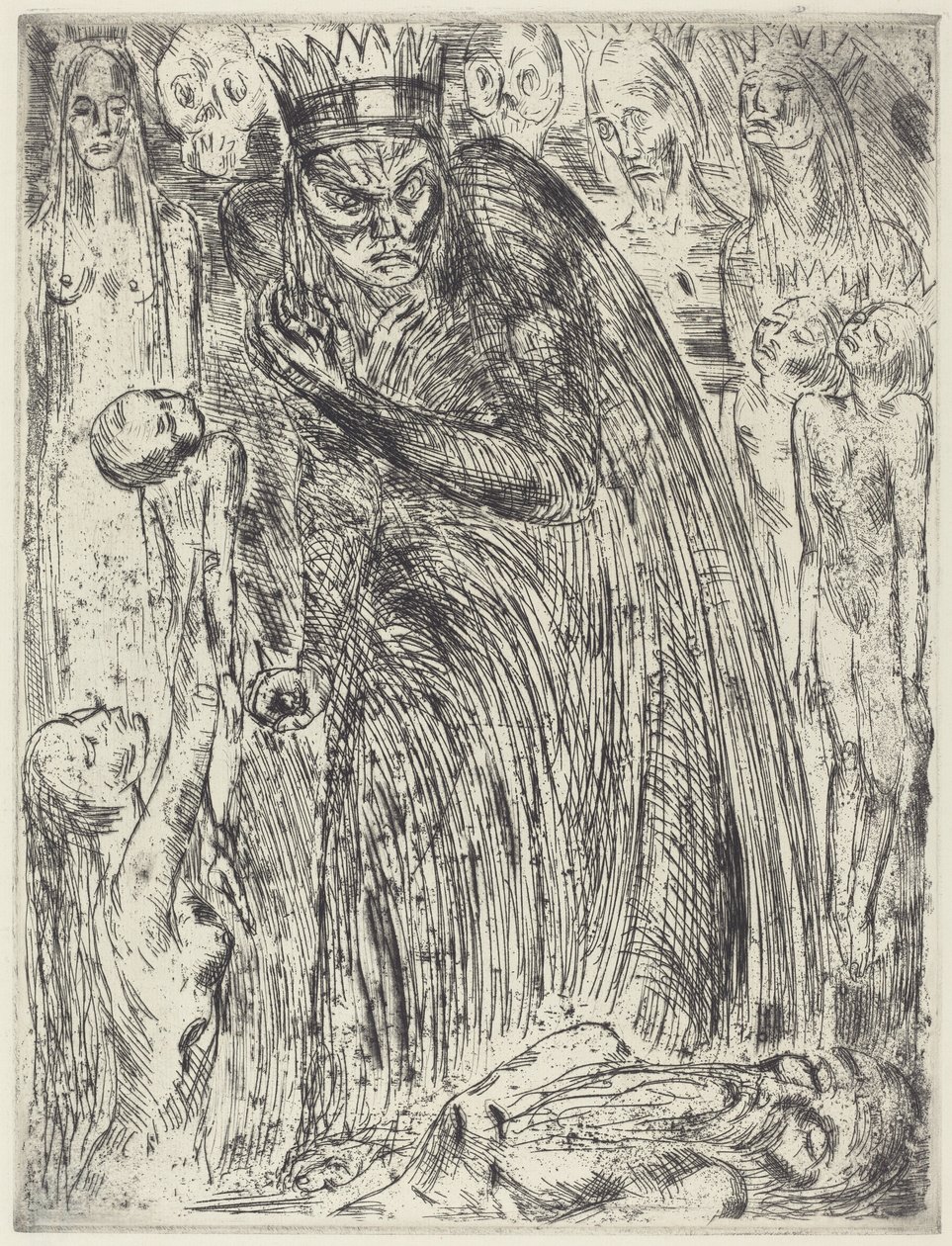 Macbeth V (La vision de Lady Macbeth) - Wilhelm Lehmbruck