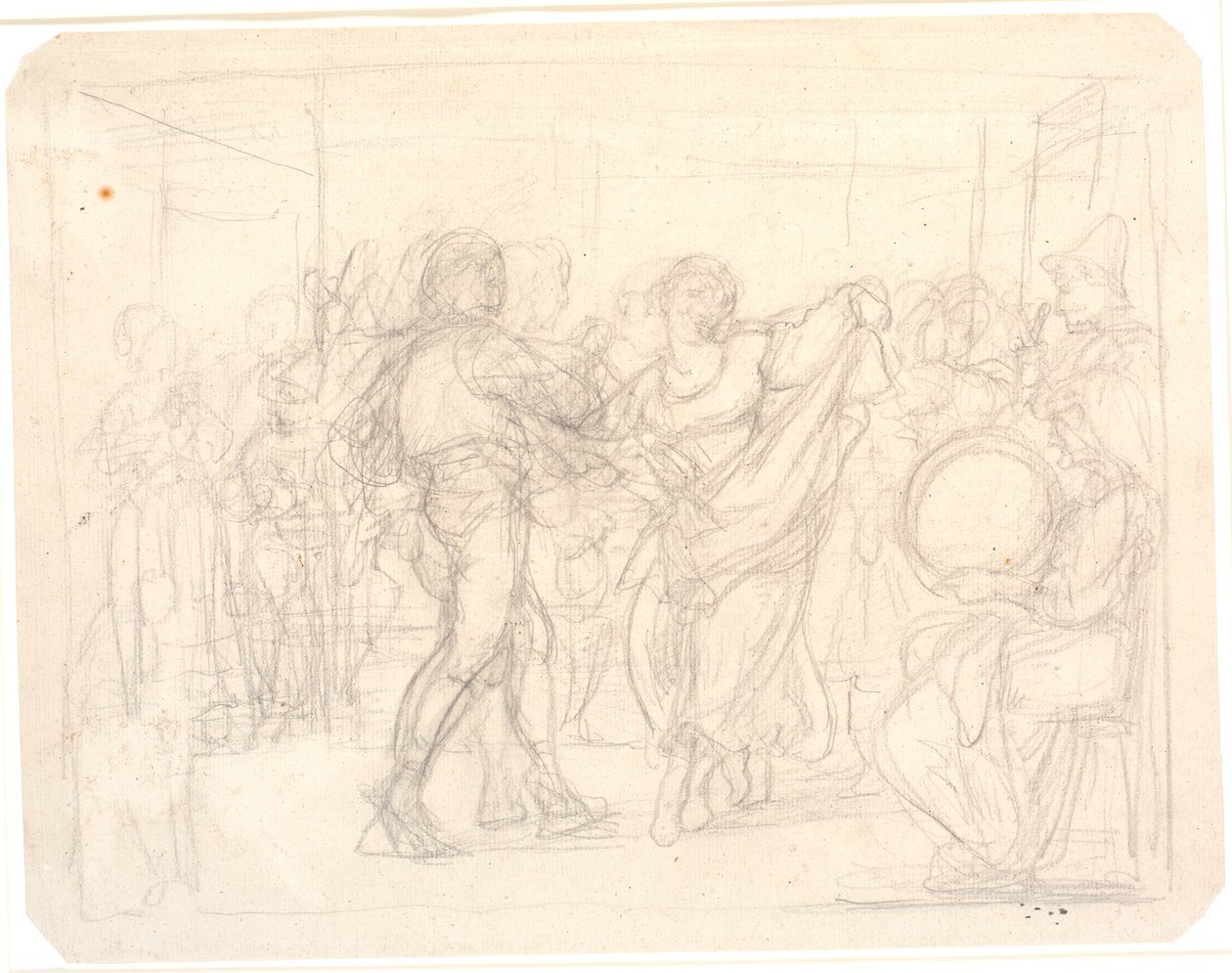 Danse dans une fromagerie - Wilhelm Marstrand