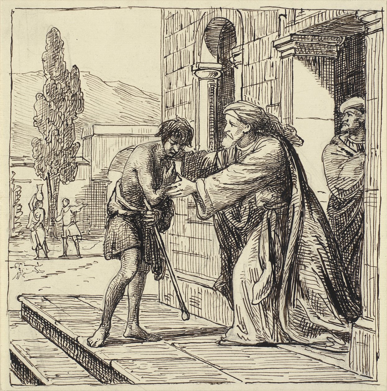 Le retour du fils prodigue - Wilhelm Marstrand