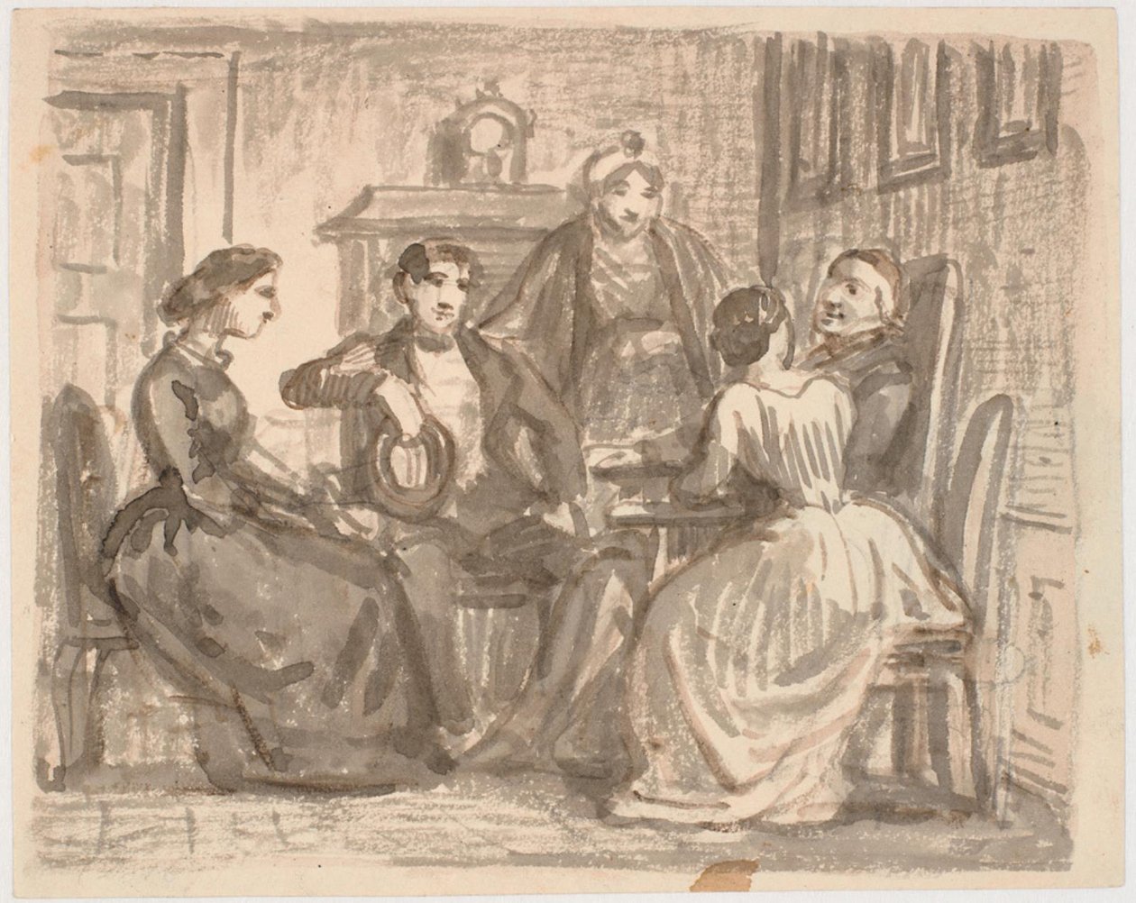Le nouveau membre de la famille - Wilhelm Marstrand