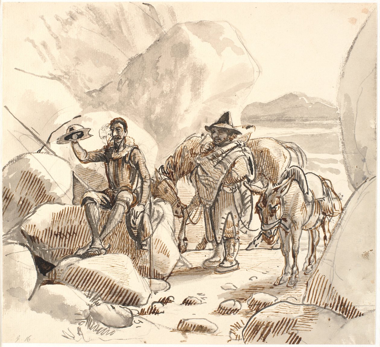 Don Quichotte enseigne à Sancho la renommée et l