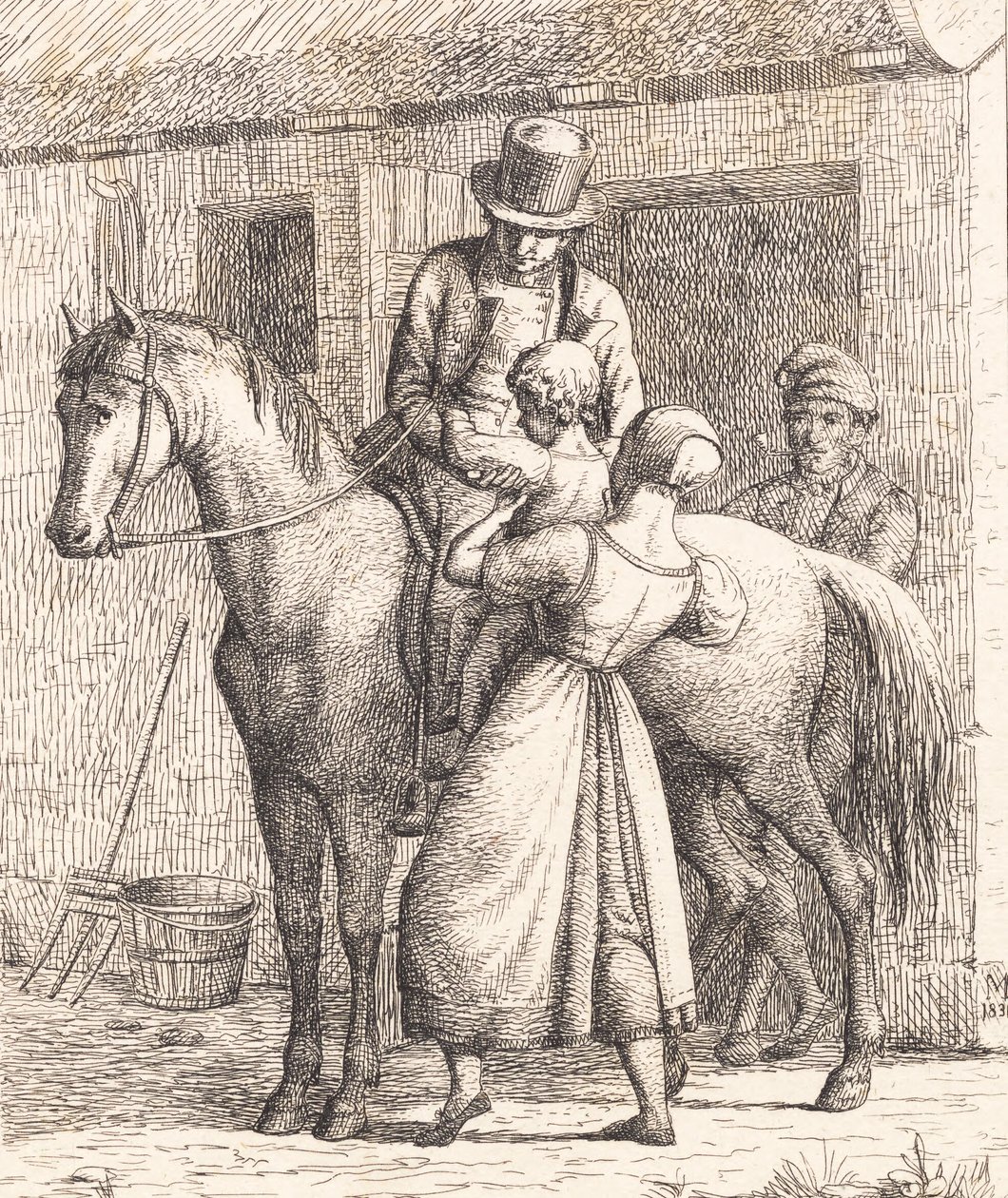 Une famille de paysans - Wilhelm Marstrand