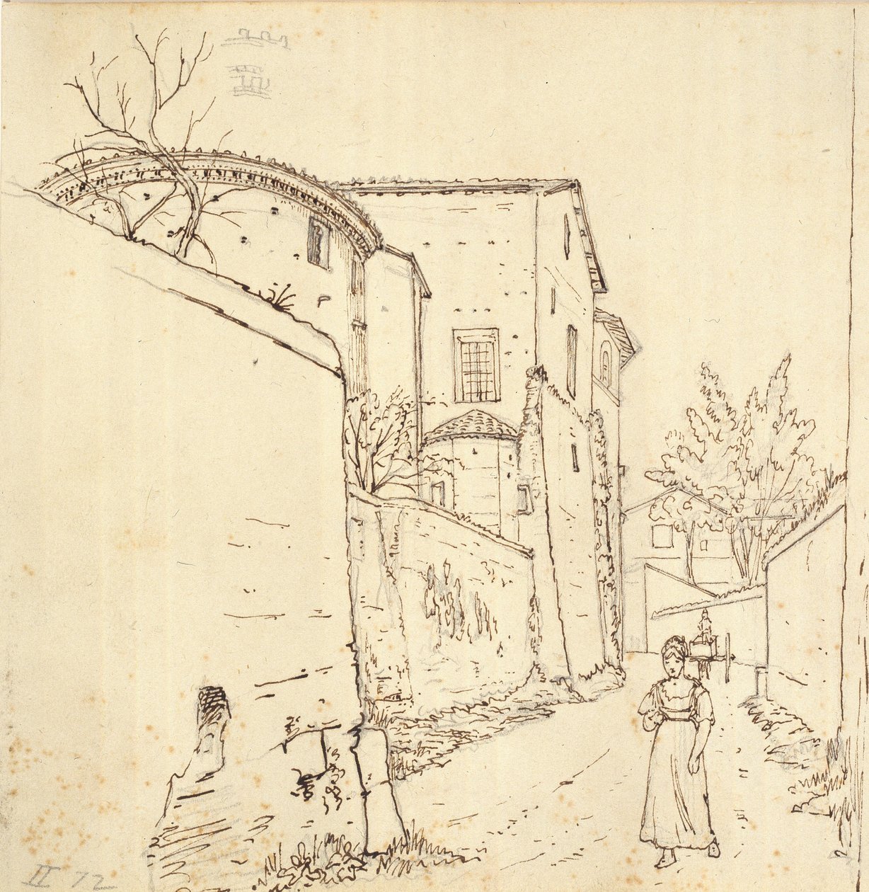 Rue à Rome - Wilhelm Marstrand