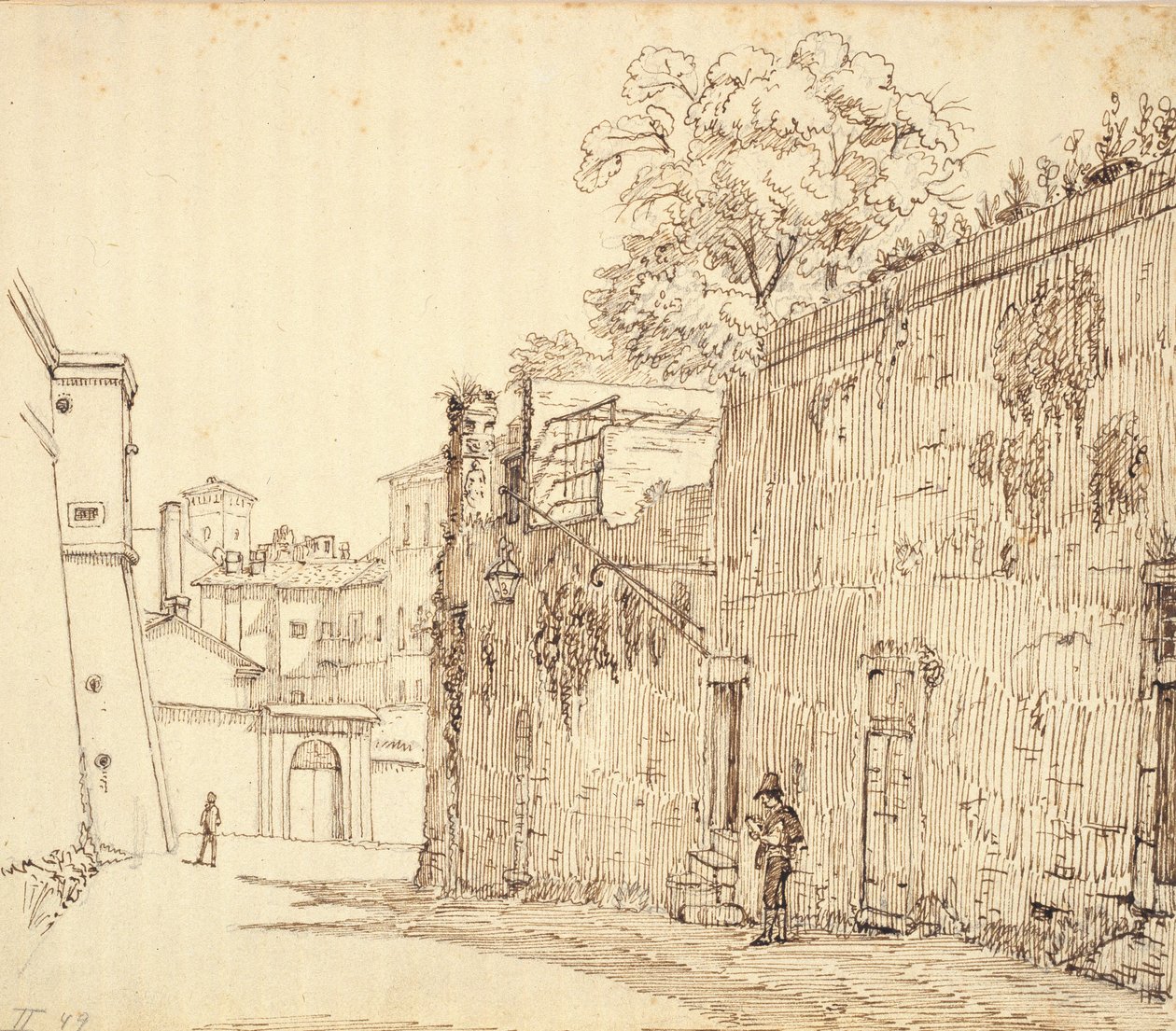 Rue à Rome - Wilhelm Marstrand