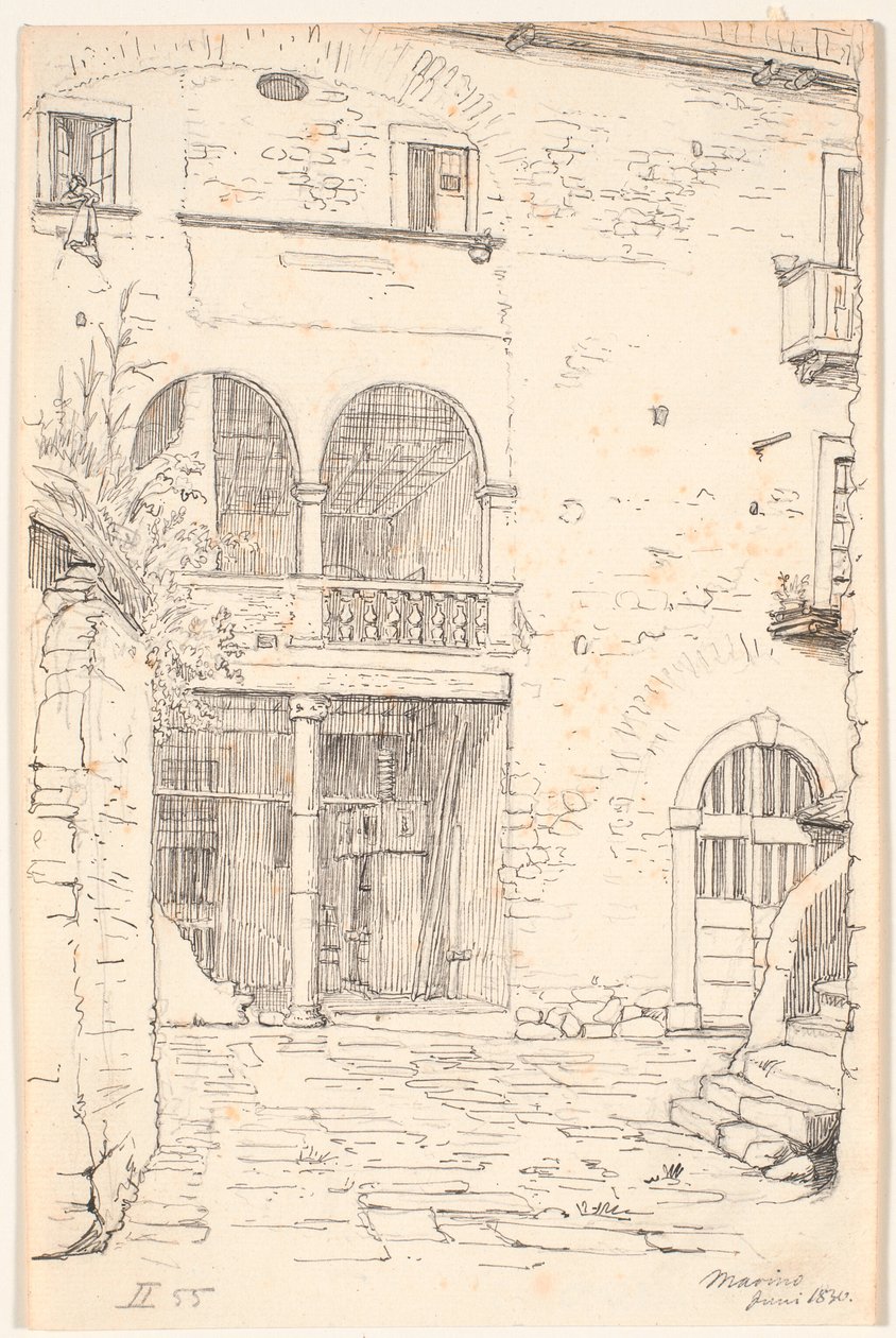 Cour avec une partie d