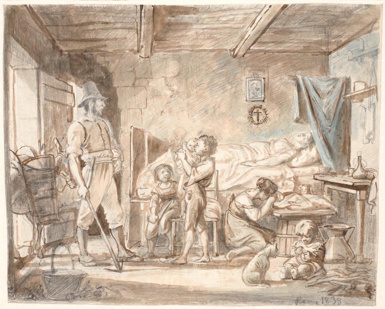 Le retour aux orphelins - Wilhelm Marstrand