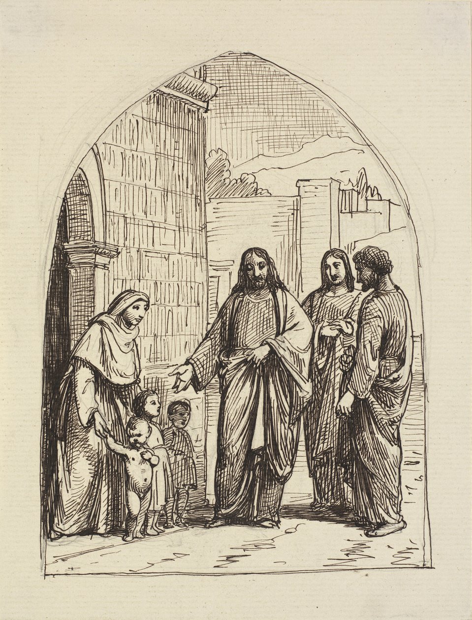 Laissez venir à moi les petits enfants - Wilhelm Marstrand