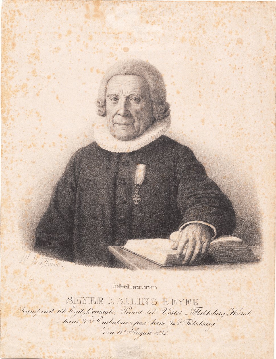 Pasteur S. M. Beyer - Wilhelm Marstrand