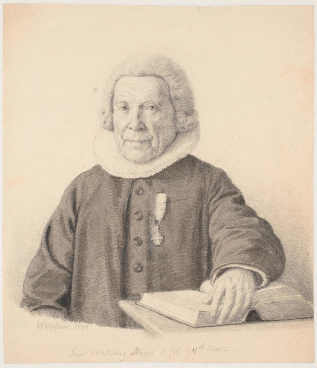 Pasteur Seyer Malling Beyer à son 94e anniversaire - Wilhelm Marstrand