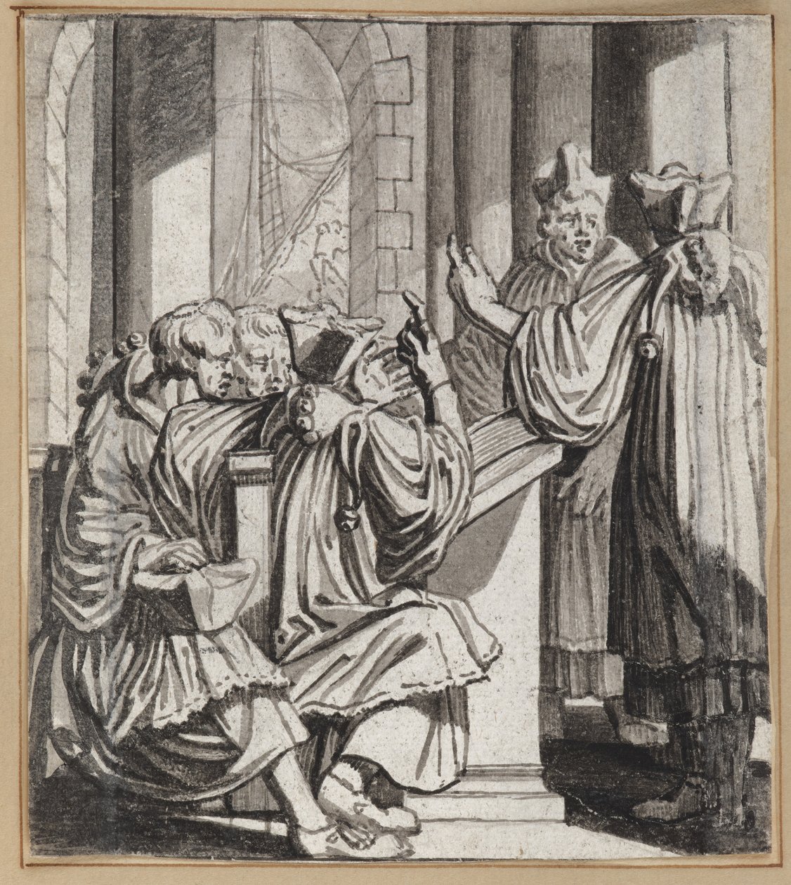 Le fou qui attend le service de Dieu de mauvaise manière - Wilhelm Stettler