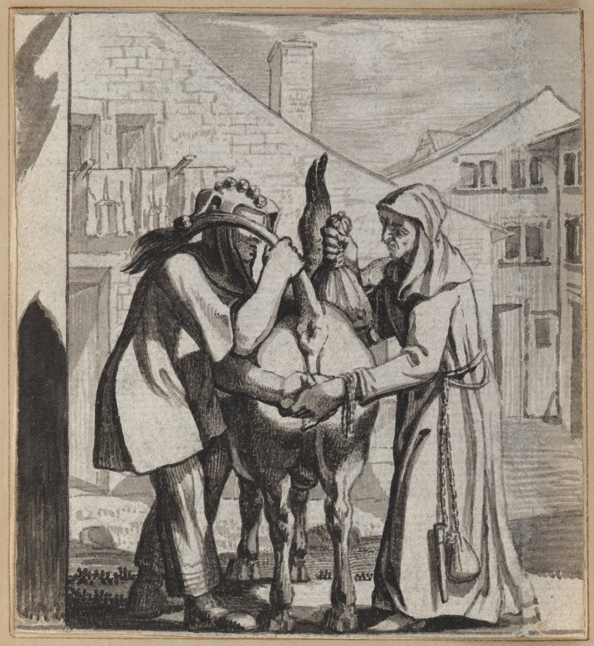 Le Fou avide d'argent | Wilhelm Stettler | Estampe d'art