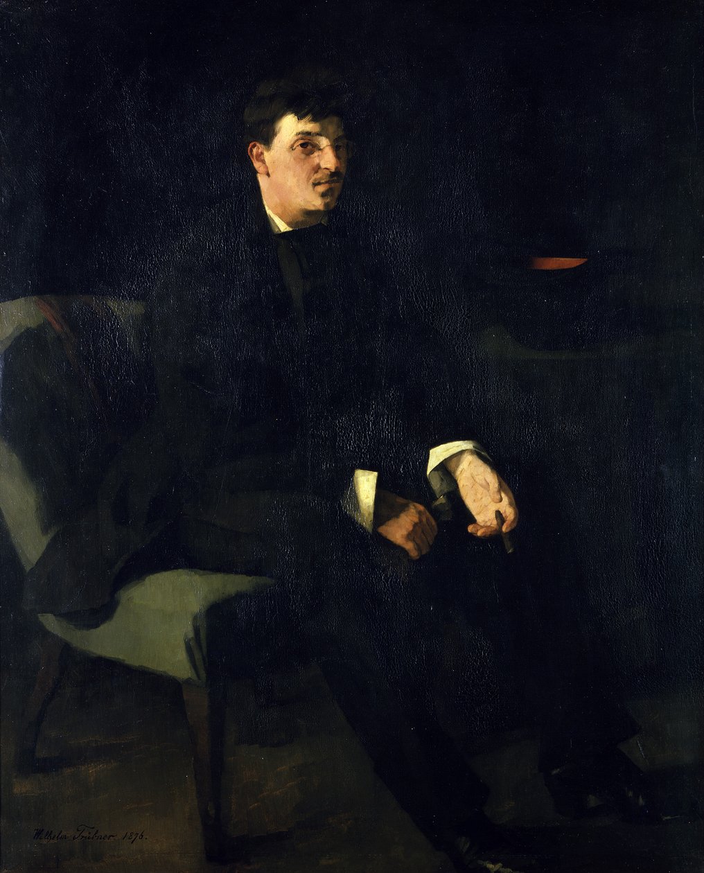 Le peintre Carl Schuch - Wilhelm Trübner