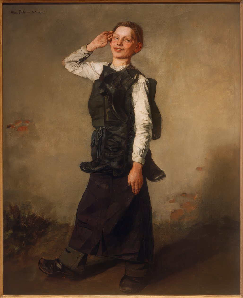 Apprenti cordonnier - Wilhelm Trübner
