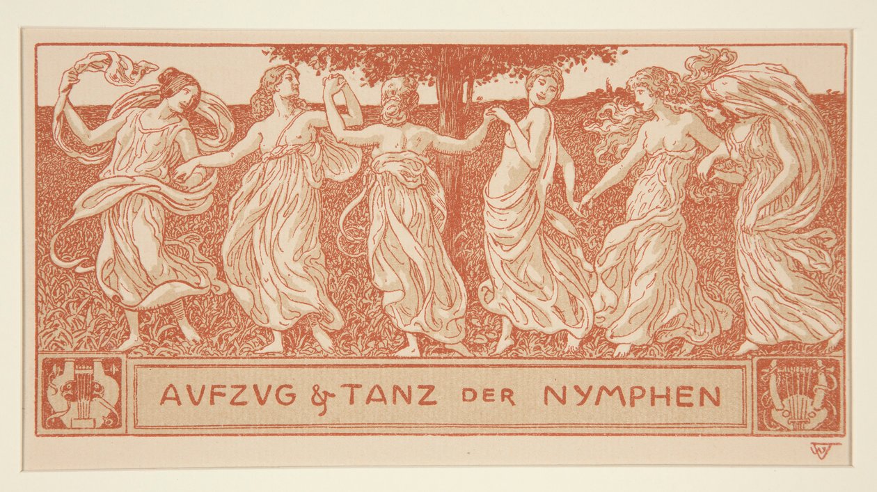 Aufzug und Tanz der Nymphen - Wilhelm Volz