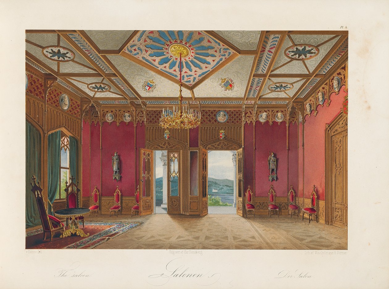 Salon Oscarshal, 1852 - Wilhelm von Hanno