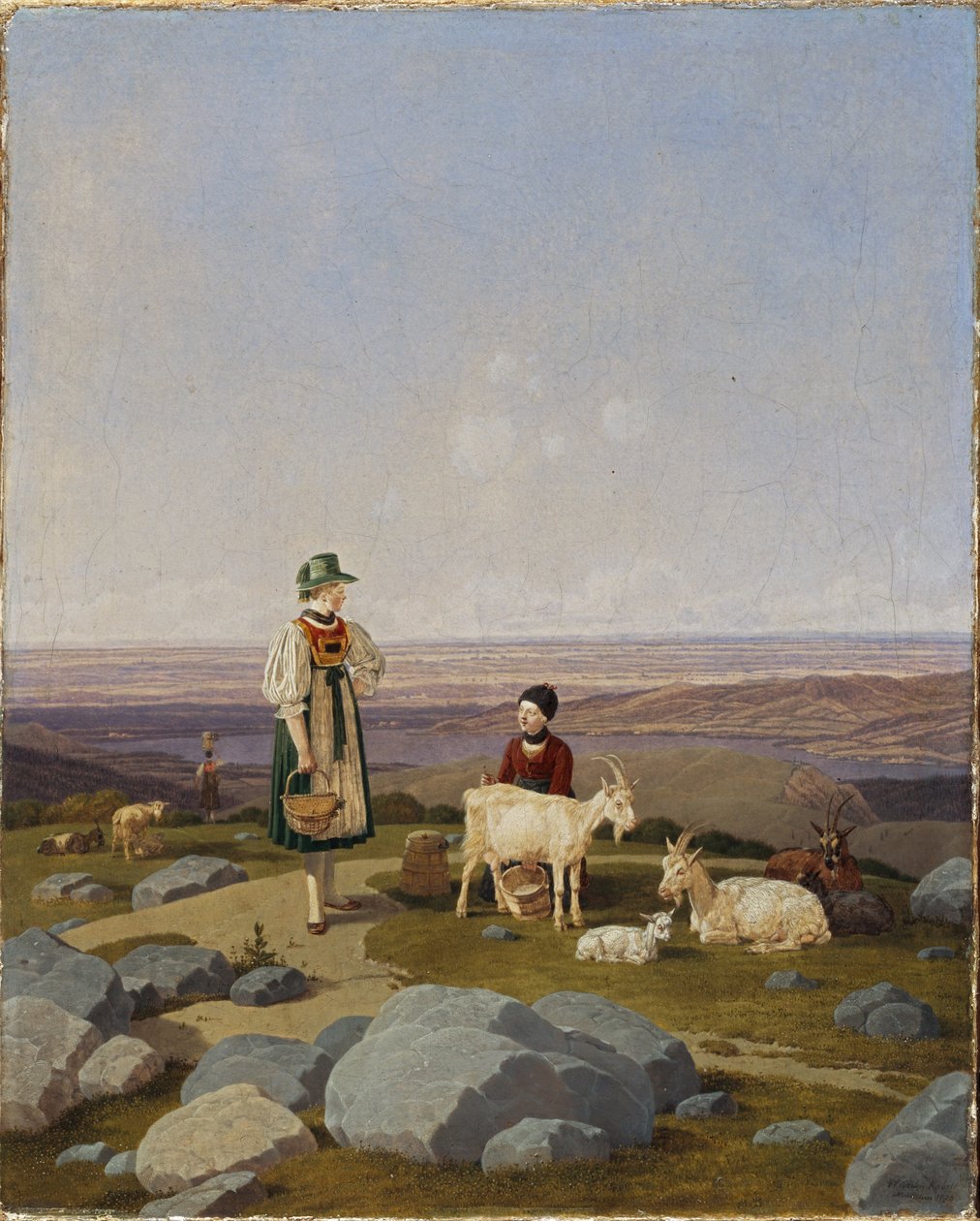French : Sur la Geisalm On the Geisalm - Wilhelm von Kobell