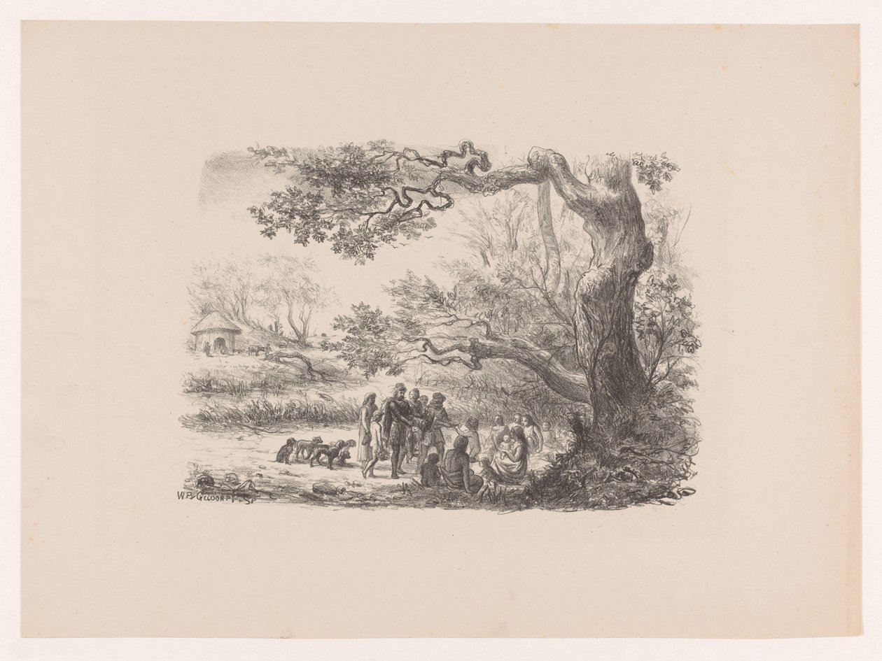 Retour de la chasse - Wilhelmus Petrus van Geldorp