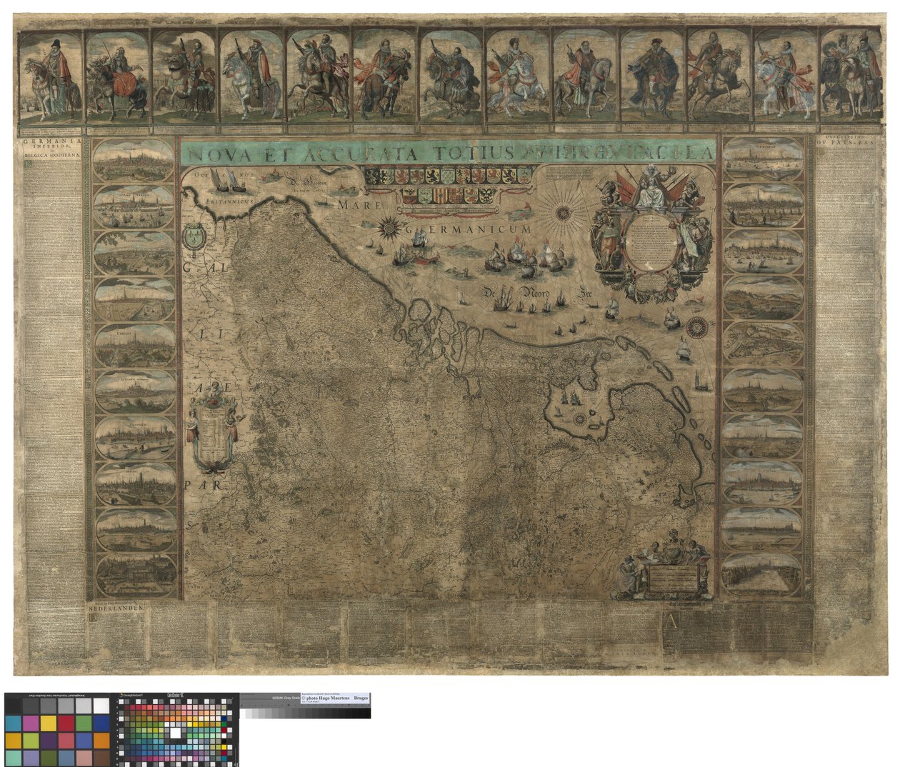 Carte Murale des Pays-Bas, Willem Blaeu - Willem Janszoon Blaeu