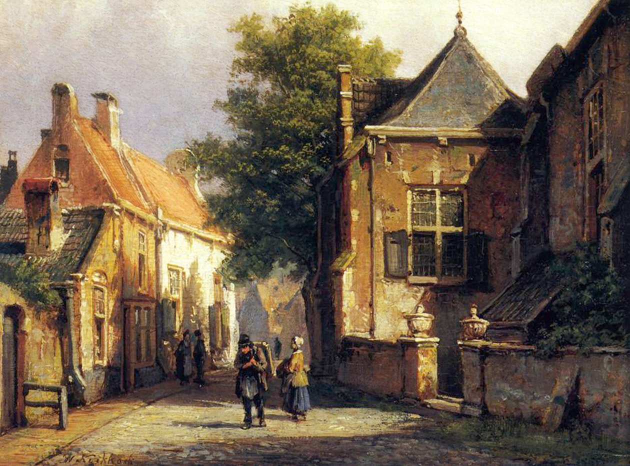 À Amsterdam - Willem Koekkoek
