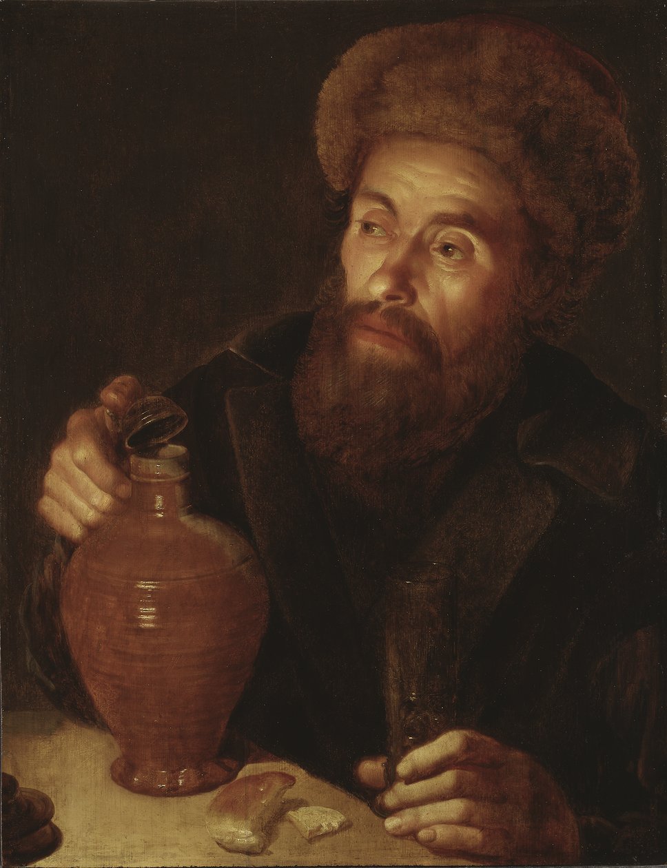 Vieil homme avec une cruche - Willem van der Vliet