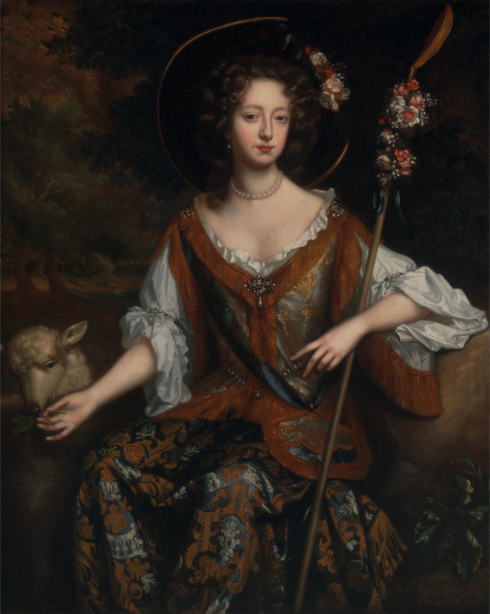 Elizabeth Jones, comtesse de Kildare - Willem Wissing