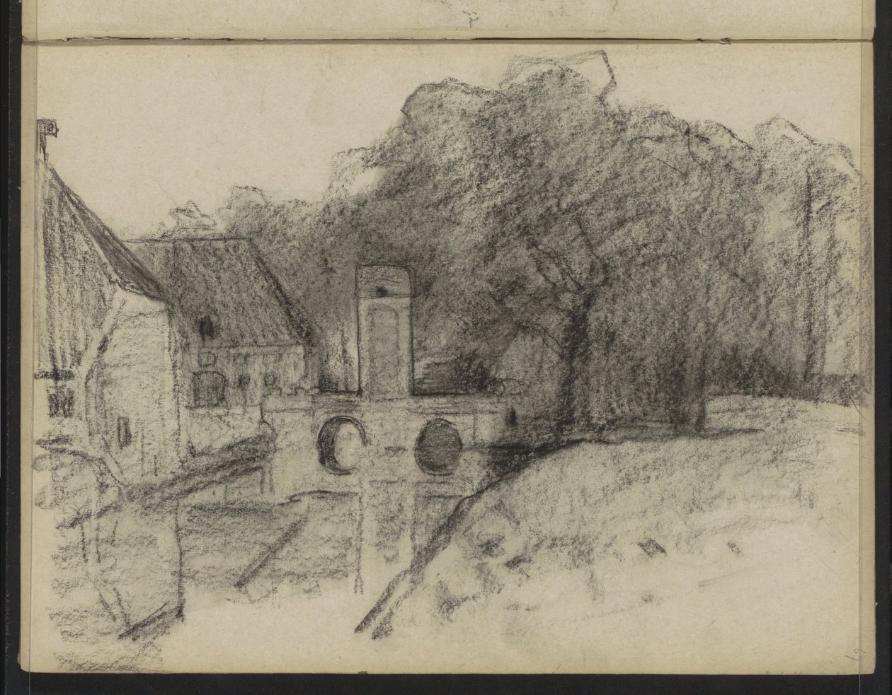 Vue de la porte d