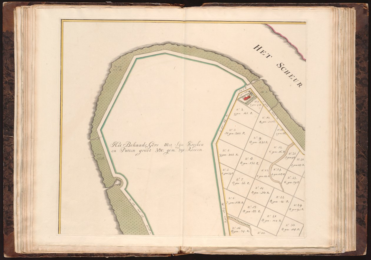 Carte et mesure faites par nous soussignés sur ordre des éd. - Willem van Swieten