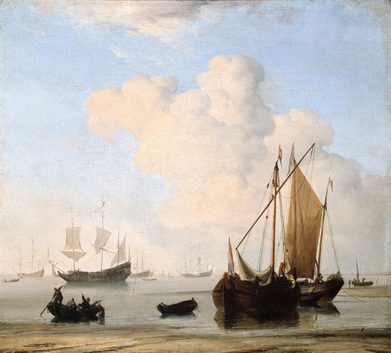 Un calme - Willem van de Velde the Younger