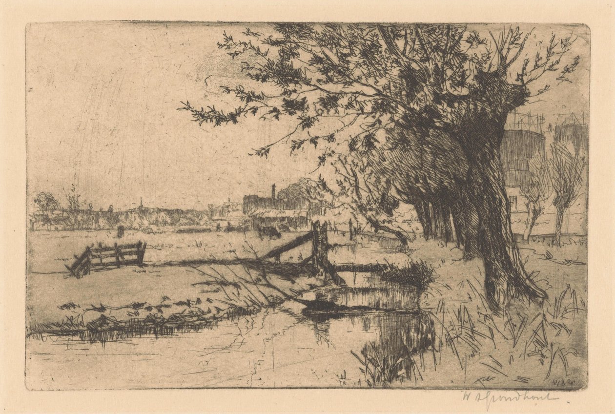 Fossé près de l