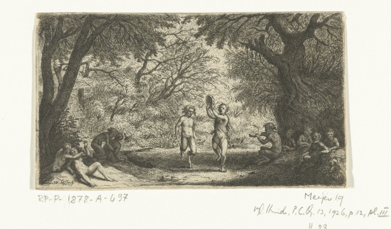 Satyres et nymphes des bois en fête - Willem Basse