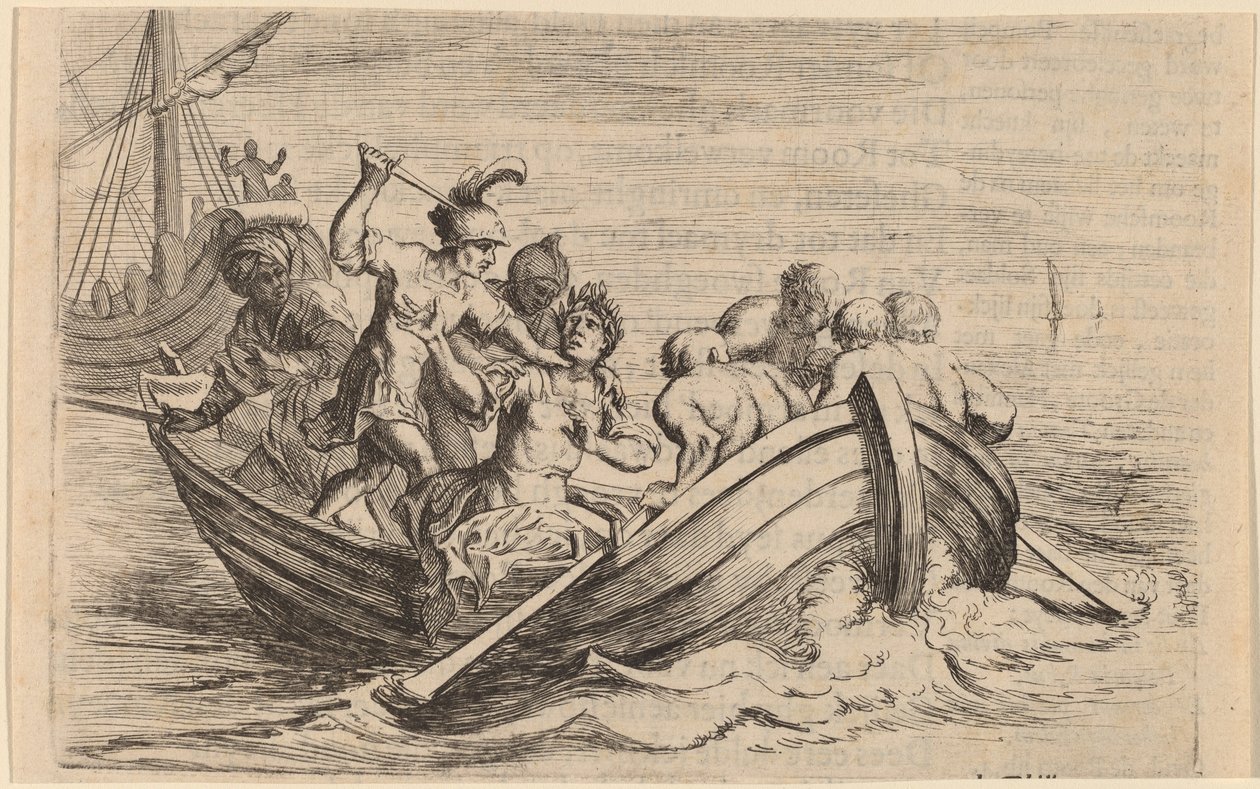 Le Poignardement de Pompée - Willem Basse