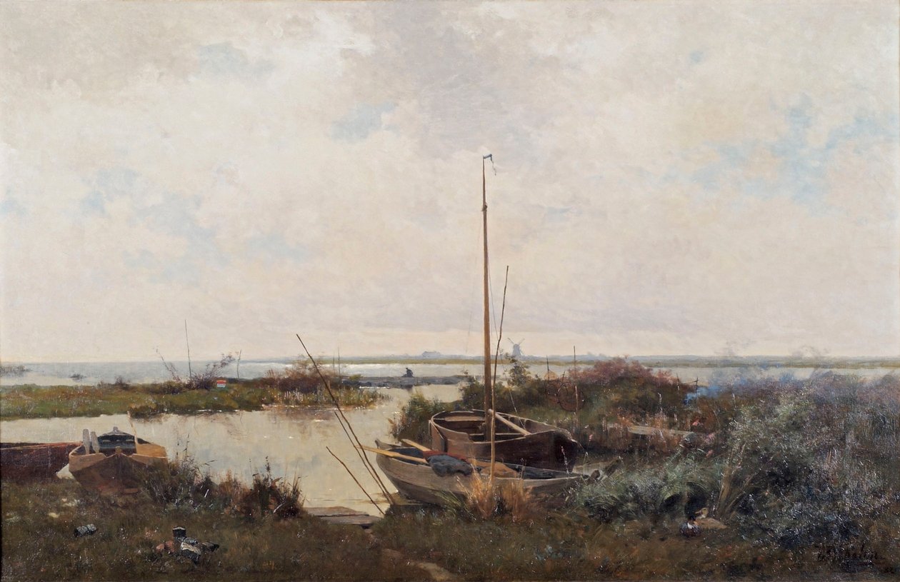 Paysage fluvial - Willem Bastiaan Tholen