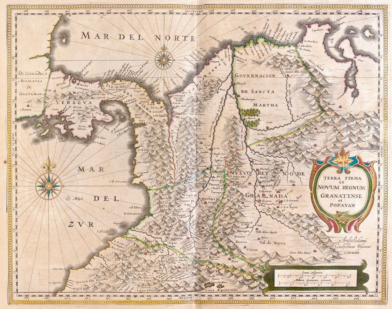Panama, Colombie et une partie de l