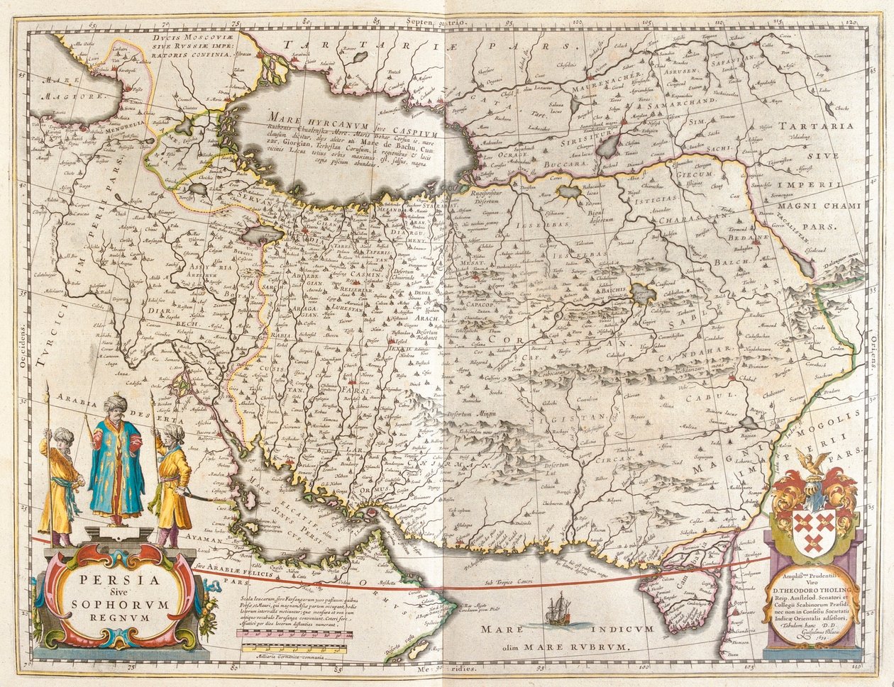 Empire perse, dans "Theatrum Orbis Terrarum, sive Atlas Novus" de Willem Blaeu, Amsterdam - Willem Blaeu