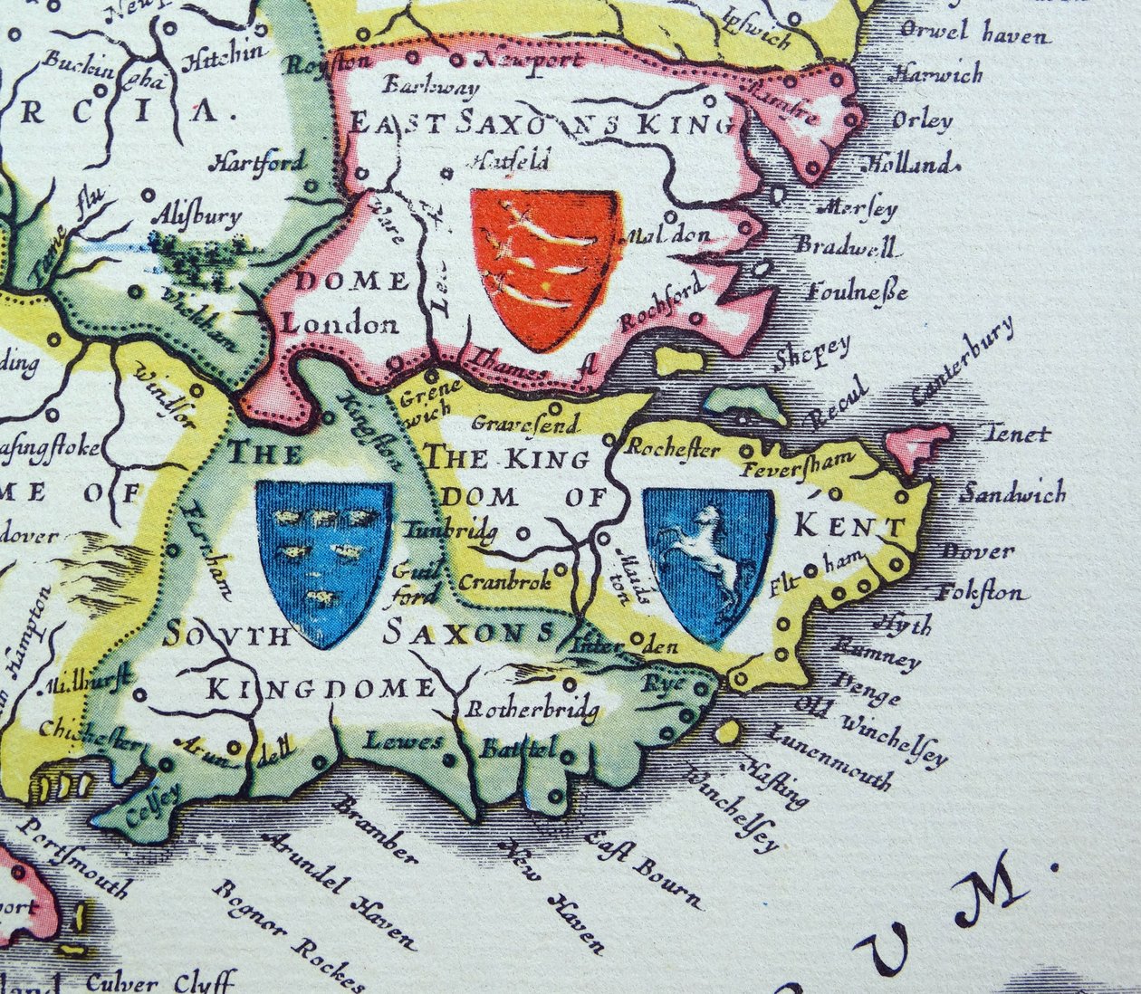 Boucliers du Sussex, du Kent et de l