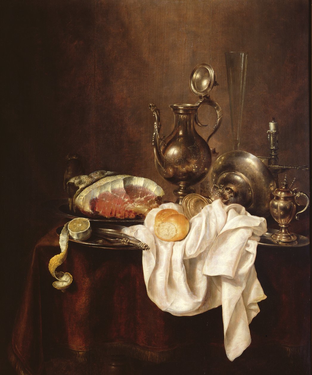 Nature Morte de Jambon et Plateau d
