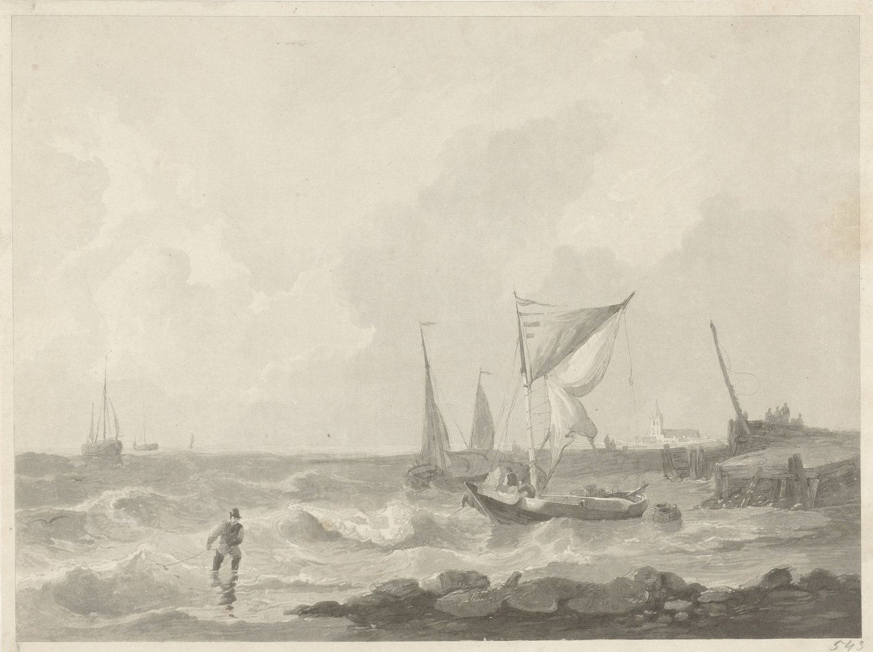Bateaux de pêche près d