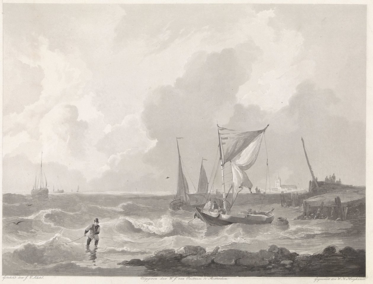 Bateaux de pêche près d