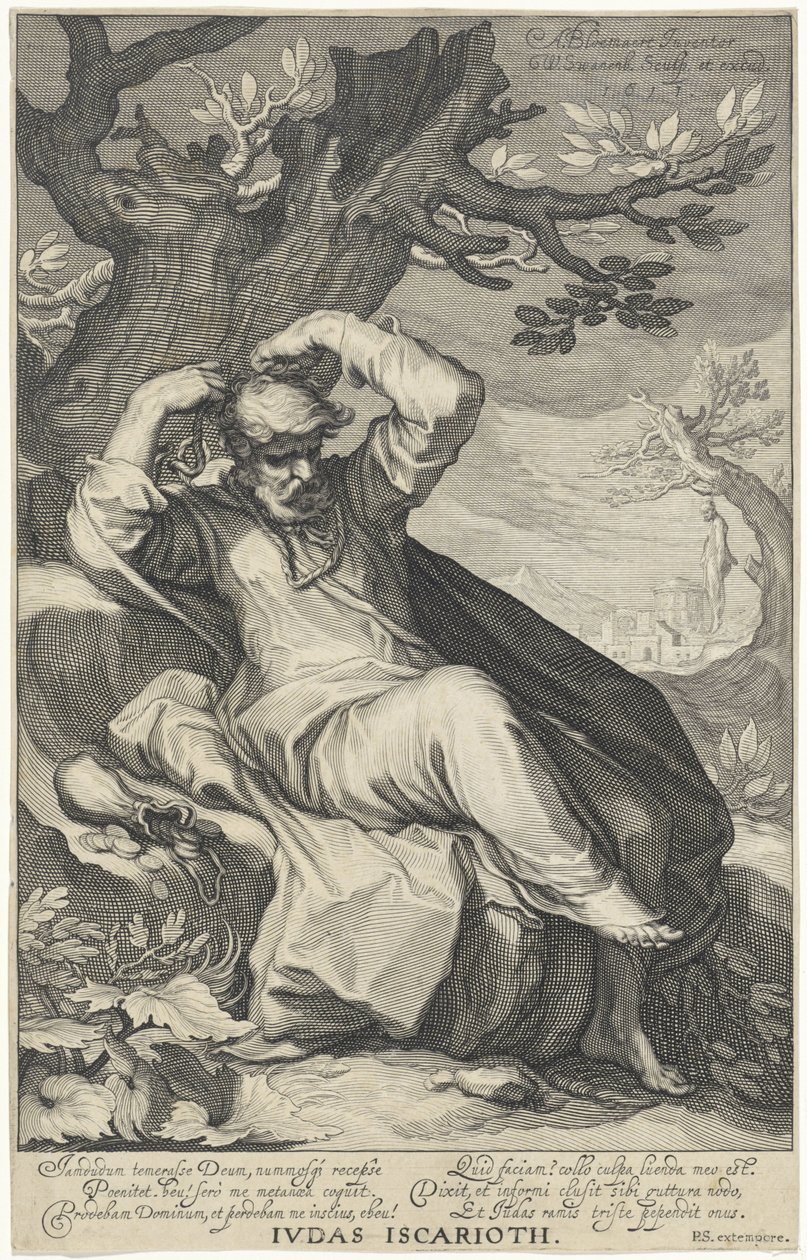 Judas Iscariot se pend - Willem Isaacsz. van Swanenburg