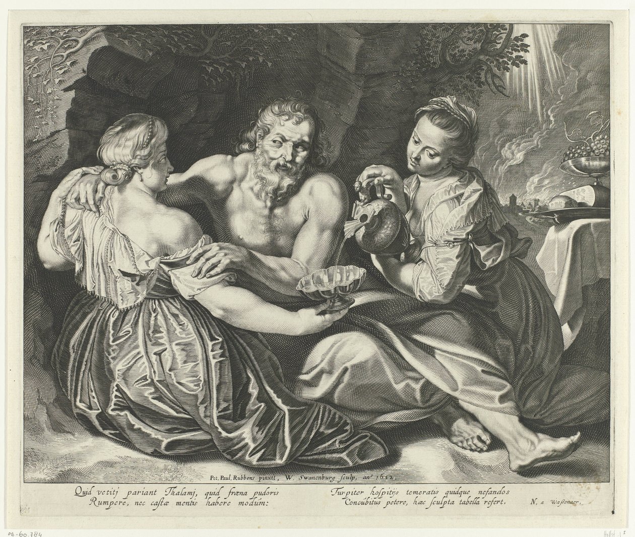Lot enivré par ses filles - Willem Isaacsz. van Swanenburg