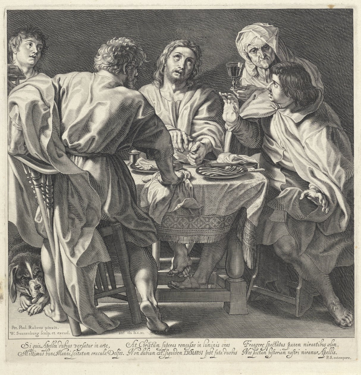 Repas à Emmaüs - Willem Isaacsz. van Swanenburg