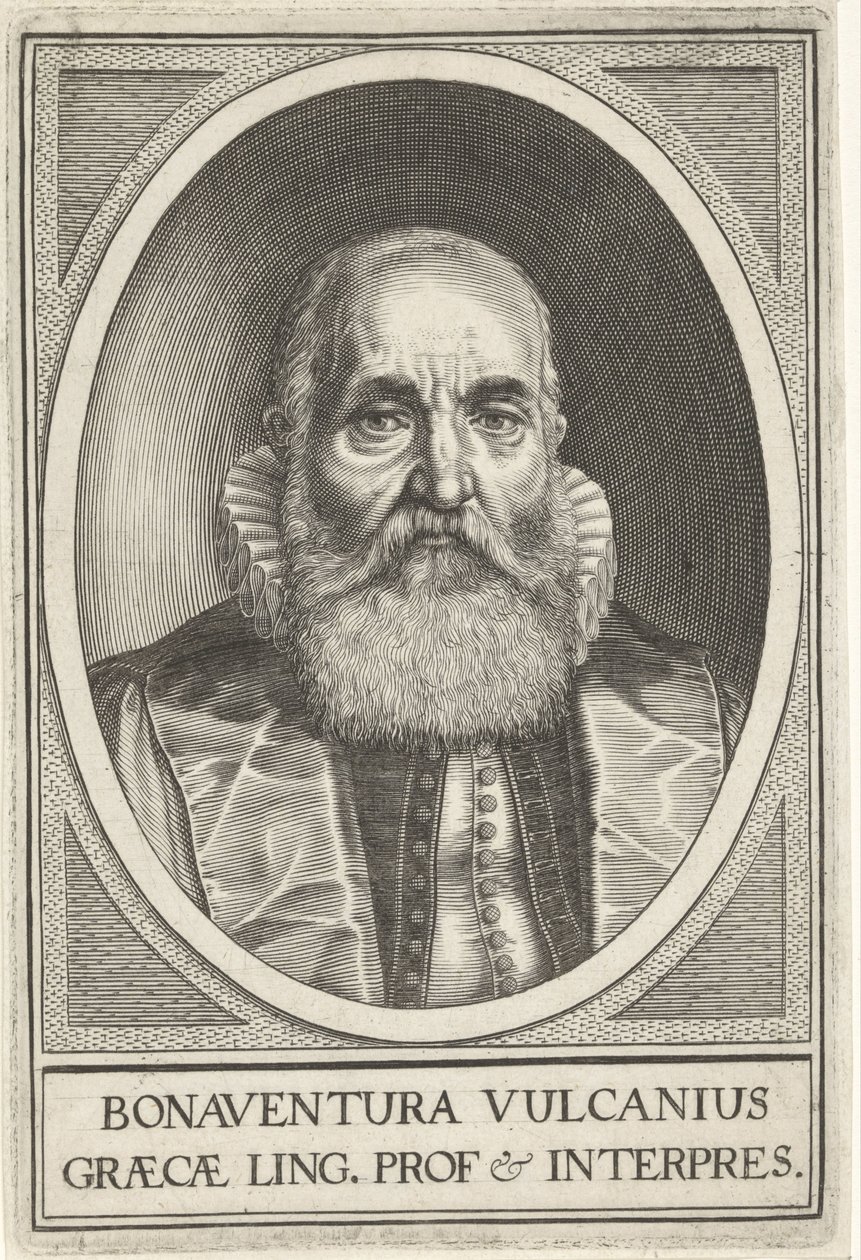 Portrait de Bonaventura Vulcanius - Willem Isaacsz. van Swanenburg